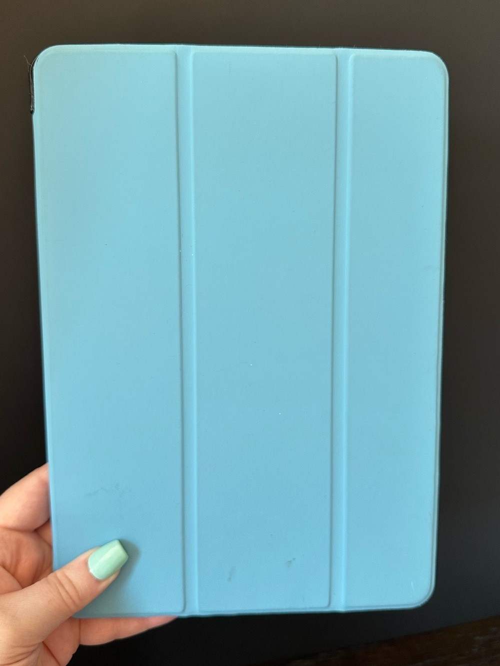 Amazon Light Blue iPad cover - used for an 8th generation